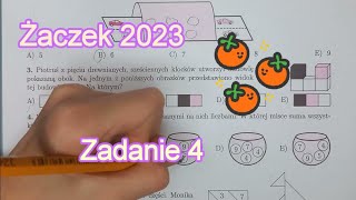 Żaczek 2023Zadanie 4 Kangur MatematycznyKlasy IIKlasa 2 [upl. by Nirehtak22]