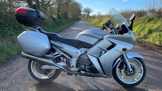 2001 Yamaha FJR1300 Walkaround Exhaust Sound [upl. by Nosemyaj212]