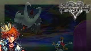 Kingdom Hearts 15  25 KH1FM Behemoth Boss Battle [upl. by Ailenroc]