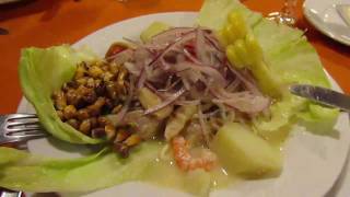 Mane Peruvian Restaurant Las Condes Santiago Chile [upl. by Micky409]