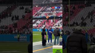 Jakob Johnson an der Sideline in München 🏈 [upl. by Esile]