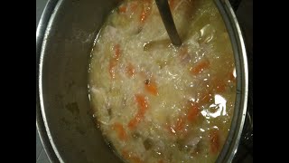 Chicken amp Rice Soup Recipe Traditional Scottish Soup Ingredients amp method [upl. by Hammer695]