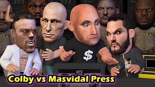 Colby Covington vs Jorge Masvidal press conference [upl. by Carbrey682]