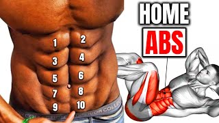 10 Best Six Pack Abs Exercises💪 No Equipment Abs Workout [upl. by Okomom797]