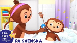 Badsången  Little Baby Bum Svenska  Barnvisor [upl. by Domenech]