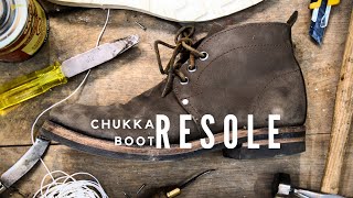 DIY Boot Resole  Resoling Boots by Hand [upl. by Geddes]