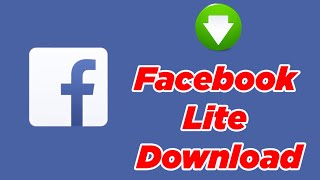 GUIDE Facebook Lite Download 100 Working [upl. by Odnavres]