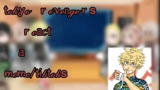 Tokyo revengers React a memetiktoks gacha nymph [upl. by Madaih]