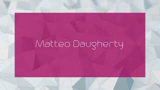 Matteo Daugherty  appearance [upl. by Stirling]