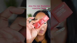 NEW MAYBELLINE SUPER STAY TEDDY TINT MATTE LIP TINT JULY FOREVER [upl. by Namyh]