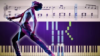 How to play the piano part of Bohemian Rhapsody by Queen with Sheets [upl. by Reteid601]