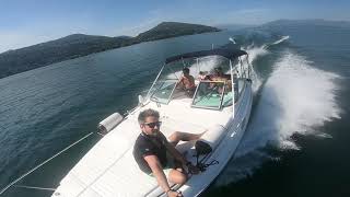 Rinker 250 Fiesta Vee  Lago Maggiore Italy  Gopro Hero 7 Black [upl. by Ylicec]