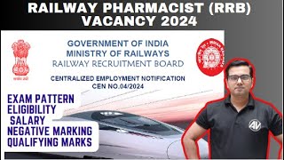 RRB pharmacist vacancy Railway Pharmacist vacancy Govt Pharmacist Vacancy [upl. by Photima]