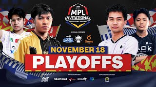 BAHASA INDONESIA ONE Esports MPL Invitational 2023  Hari 4  Playoffs [upl. by Adan]