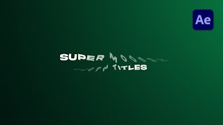 Title Animations Text  After Effects [upl. by Neelrak355]