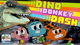 The Amazing World of Gumball Dino Donkey Dash  Get Daisy Back Cartoon Network Games [upl. by Mihsah]