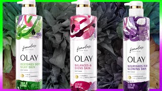 NEW OLAY FEARLESS ARTIST SERIES BODY WASH AND OUTLAST SCENTS  BODY WASH REVIEW  Everything Empo [upl. by Lauro]