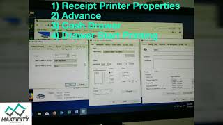 How to setting HPRT  EPSON POS receipt printer link with cash drawer when printing receipt [upl. by Niemad319]