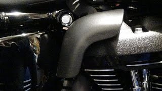 Mid Frame Air Deflector for M8 Softail [upl. by Leirej]