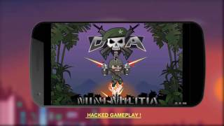 Hack Mini Militia 2258 Latest Version  GOD MOD [upl. by Esiom]