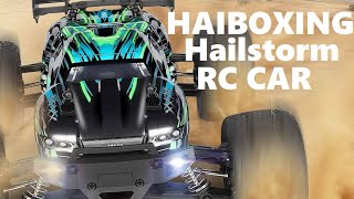 HAIBOXING RC Cars Hailstorm 118 Scale 4WD High Speed RC Car Off Road MonsterTruck 2 Batteries [upl. by Ohcirej641]