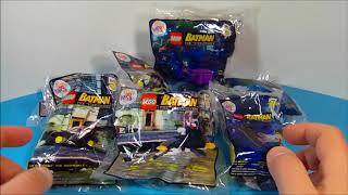 2008 LEGO BATMAN THE VIDEO GAME SET OF 8 McDONALDS HAPPY MEAL VIDEO COLLECTION REVIEW [upl. by Aerdnaed951]