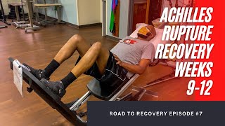 Achilles Rupture  Road To Recovery Ep 07 Weeks 912 [upl. by Nivlac235]