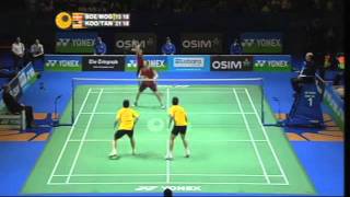 F  MD  Mathias BoeCarsten Mogensen vs Koo Kien KeatTan Boon Heong  2011 All England Open [upl. by Akcired]