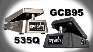 Crybaby 535Q Chrome vs Crybaby GCB95  Dunlop [upl. by Rosdniw505]