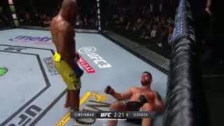 Jacare Souza KOs Chris Weidman in a brutal late stoppage at UFC 230 [upl. by Namaj]