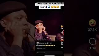 The Fastest Reader In The World 🌎 fyp funny [upl. by Direj]