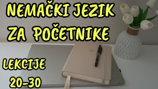 Slusajte sat vremena NEMACKI JEZIK LEKCIJE OD 20 DO 30 [upl. by Nafis735]