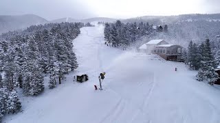 35quot of Snow so far and Snowguns Blazing [upl. by Ezequiel438]