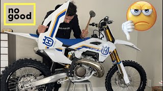 2023 Husqvarna TC250 2T 7 things I DONT like [upl. by Jadda]