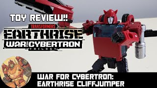 War For Cybertron Earthrise Cliffjumper Toy Review [upl. by Gladis764]