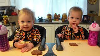 Twins try Nutella cookie [upl. by Zimmer]