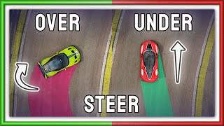 Oversteer and understeer in under 1 minute [upl. by Ahsiekahs16]