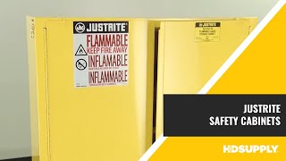 Safety Cabinets SelfClose vs Manual Close  HD Supply [upl. by Airebma]