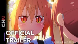 Miss Kobayashis Dragon Maid Season 2  Official Trailer 2  English Sub [upl. by Nyssa240]