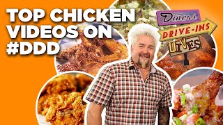 Top Chicken Dishes on DDD with Guy Fieri  Diners DriveIns and Dives  Food Network [upl. by Mukul16]