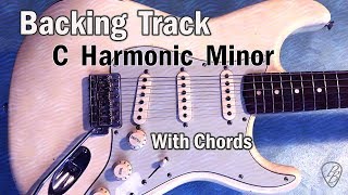 C Harmonic Minor Backing Track Beautiful Sound  Funky Groove [upl. by Bogusz]