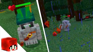 Cute Golems Minecraft Bedrock AddonMod  Mods with Mel [upl. by Irelav912]