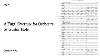 Gustav Holst  A Fugal Overture 1922 [upl. by Laurence]