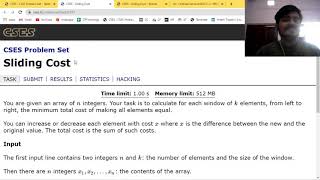 SLIDING COST Policy Based Data Structure Pbds Intro  CSES PROBLEM SET SOLUTION [upl. by Jessamyn]