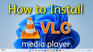 how to install vlc media player on windows 11  vlc Tutorial [upl. by Dareece]