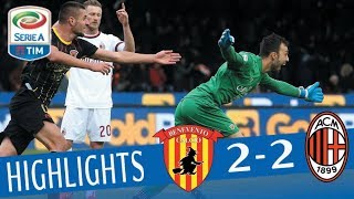 Benevento  Milan 22  Highlights  Giornata 15  Serie A TIM 201718 [upl. by Chamberlain569]