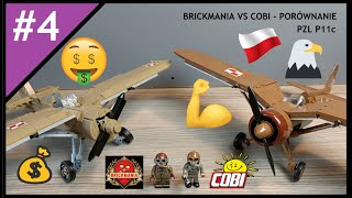 LEGO VS COBI  Recenzja  Brickmania PZL P11c  Cobi PZL P11c [upl. by Ahsimed]