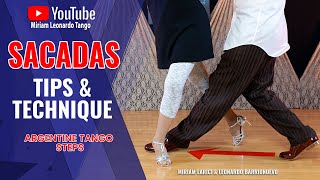 TANGO STEPS How to do quotSacadasquot  Tips and Technique [upl. by Ajram]