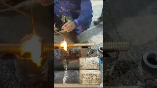 Brazing gas welding brazingweldinggasweldingshortsvideonewvideo [upl. by Aivul]