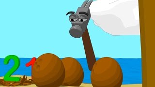 FUNNY TOOLS for Kids ep20  Counting the Coconuts  AApV [upl. by Icyac]